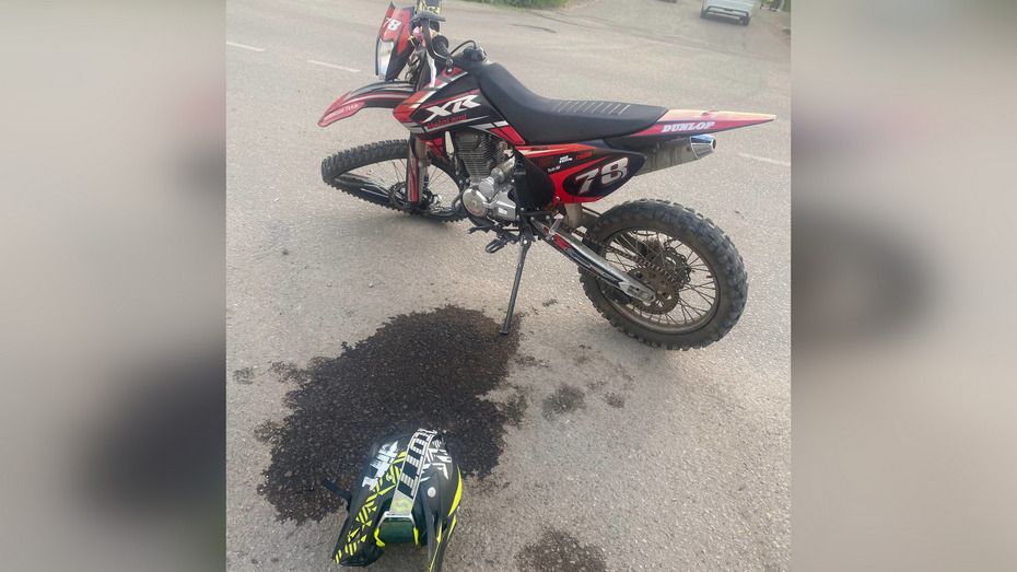 В Борисоглебске 17-летний мотоциклист и его пассажирка получили травмы в ДТП