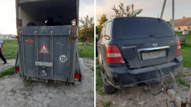 Москвич погиб под колесами грузовика Volvo на трассе в Воронежской области
